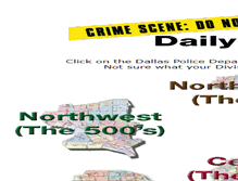 Tablet Screenshot of dailycrimereport.com